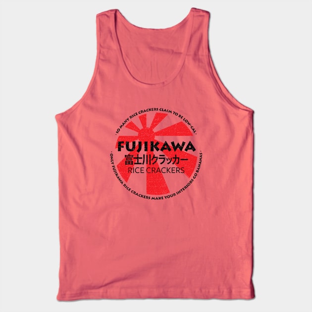 Fujikawa Rice Crackers (Black) [Rx-Tp] Tank Top by Roufxis